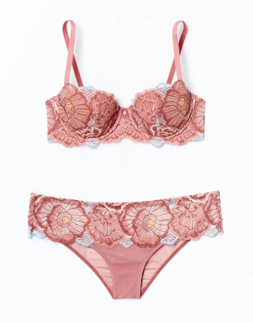 Colete Floral Brown 2 Contour bra bundle Still 2