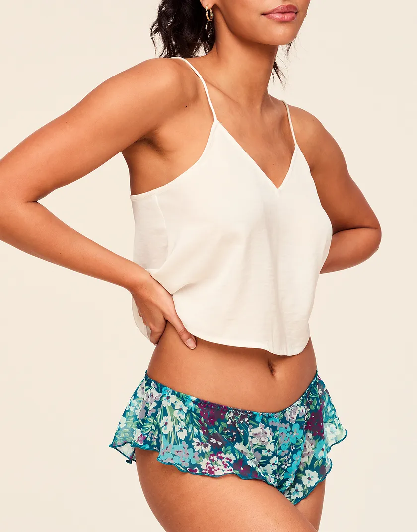 Graciela Cheeky Floral Green panty bundle Model 4