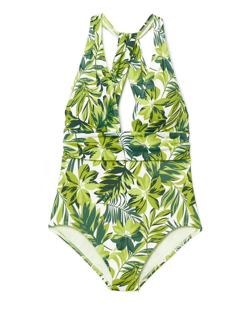 Monroe Tropical Green Lightly Lined swimwear bundle Still 3