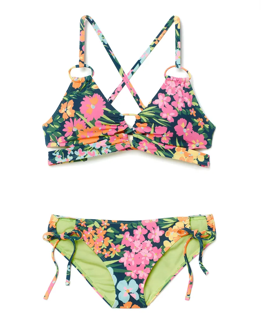 Tatiana Floral Blue 2 Contour swimwear bundle Still 3