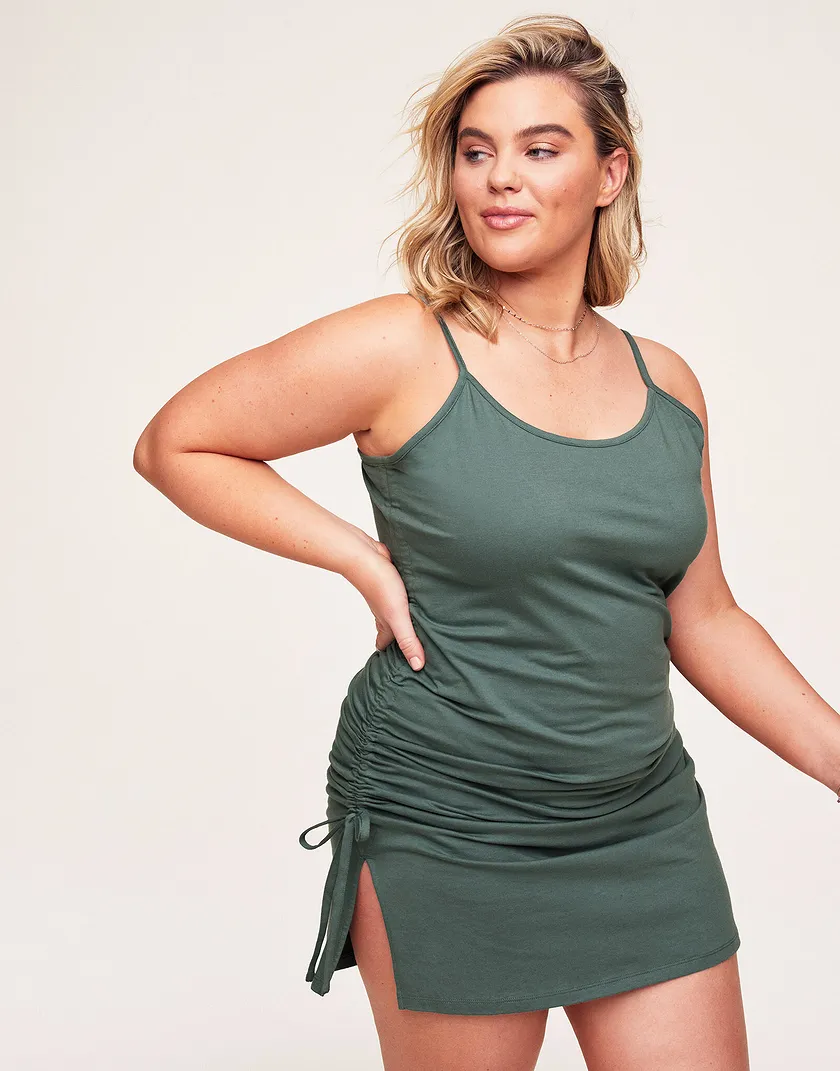 Rosemarie Dark Green Plus sleepwear bundle Model 2