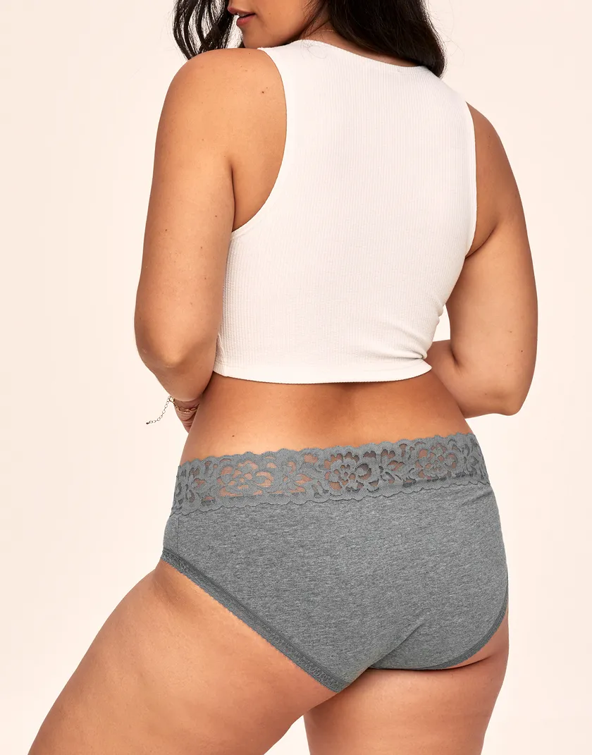 Millie Hipster Gray Plus panty bundle Model 1