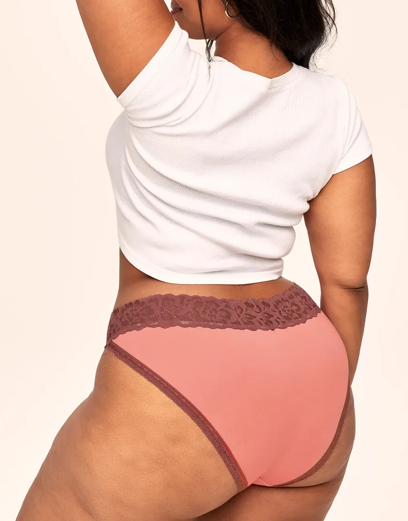 Joanie Bikini Medium Pink 2 Plus panty bundle Model 1