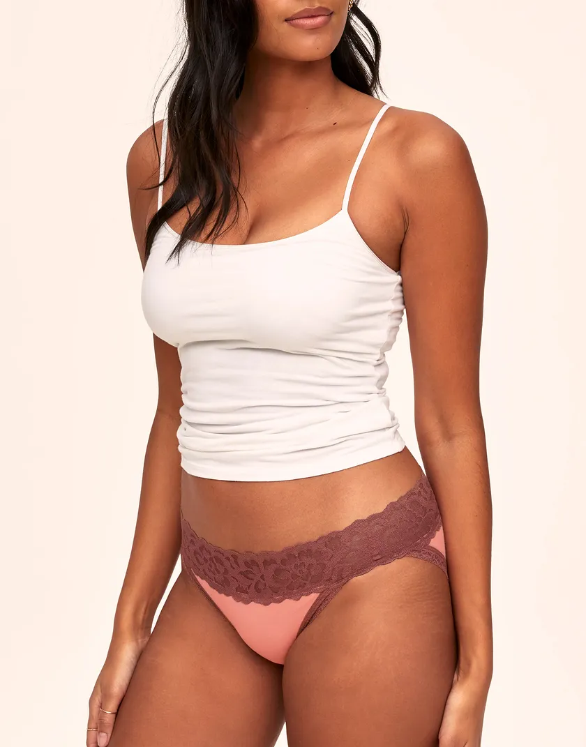 Joanie Bikini Medium Pink 2 panty bundle Model 5