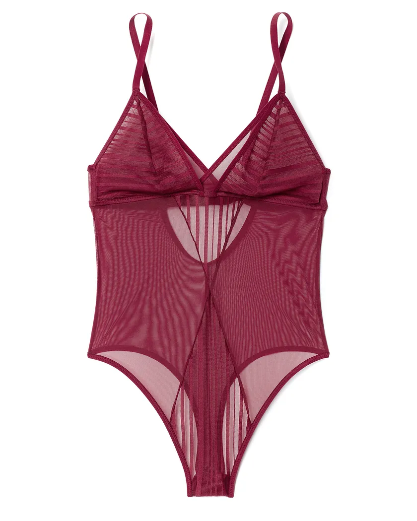 Elloise Dark Red Unlined lingerie bundle Still 2