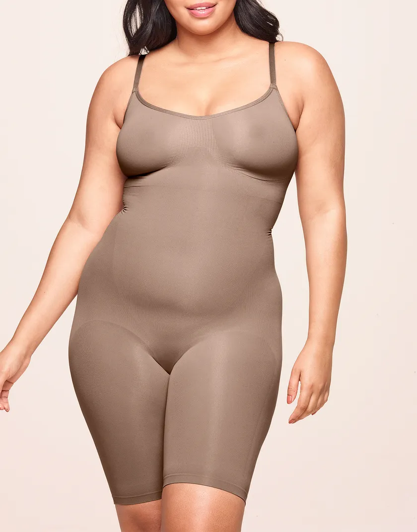 Analise Medium Beige Plus Unlined lingerie bundle Model 1