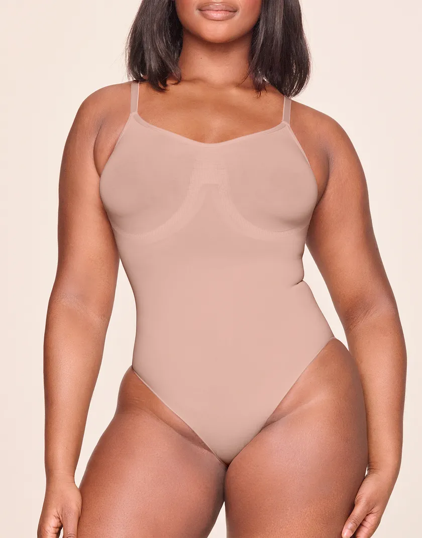 Cady Medium Pink Plus Unlined lingerie bundle Model 1