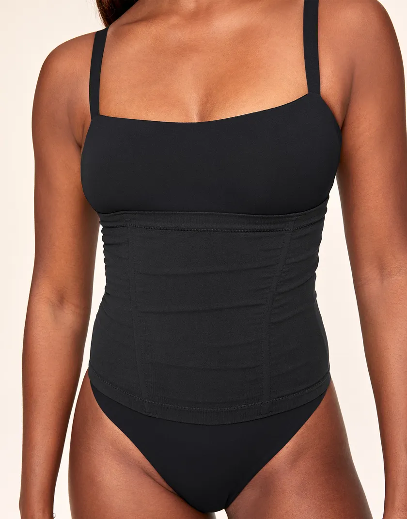 Claudine Black corset bundle Model 5