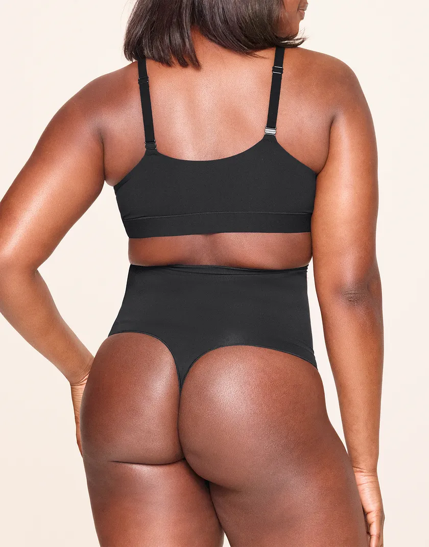 Elodie Thong Black Plus panty bundle Model 5