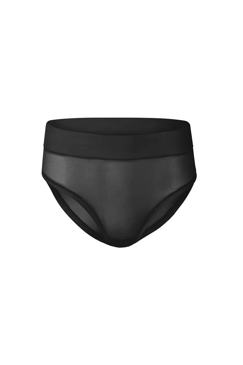 Ginny Midi Brief Black panty bundle Still 3