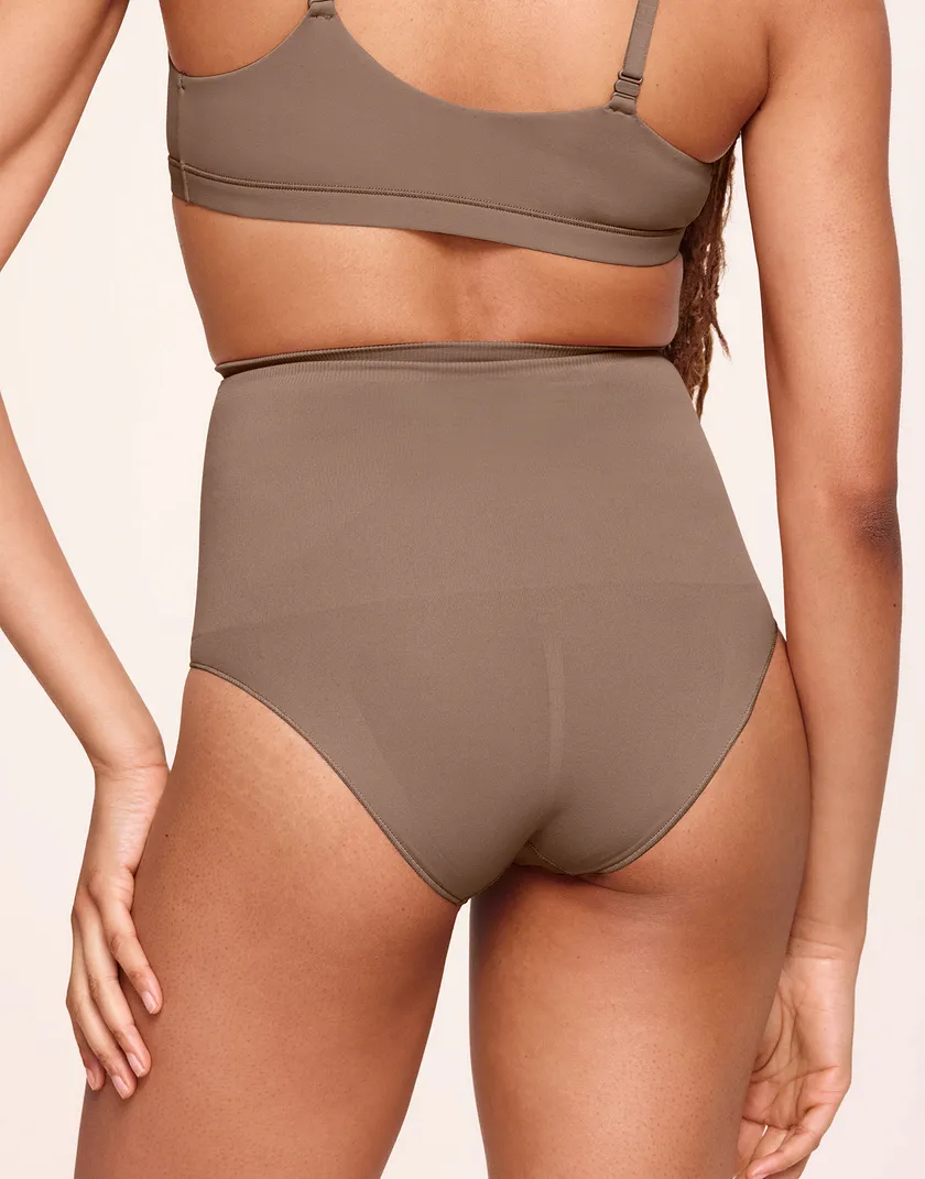 Hayley High Waisted Medium Beige panty bundle Model 2