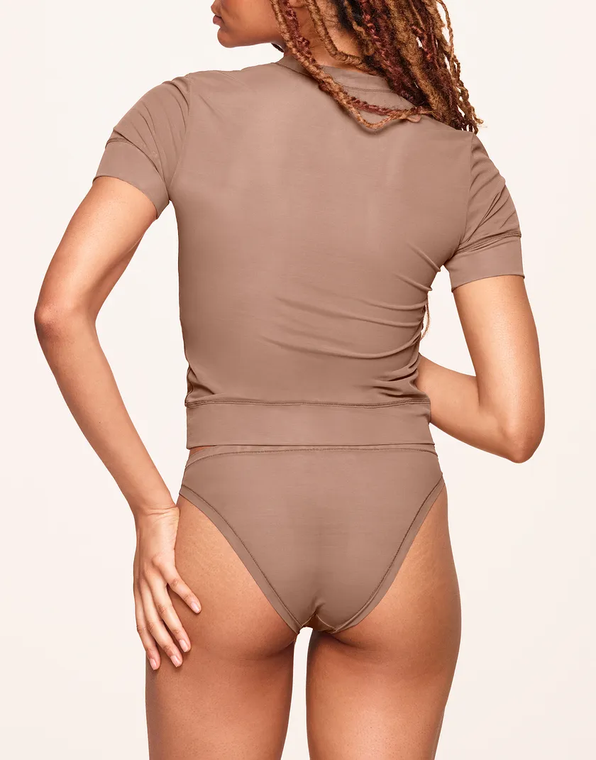 Zoe Midi Brief Medium Beige 2 panty bundle Model 5