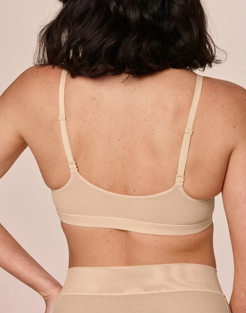 Viktoria Light Beige Unlined bra bundle Model 4