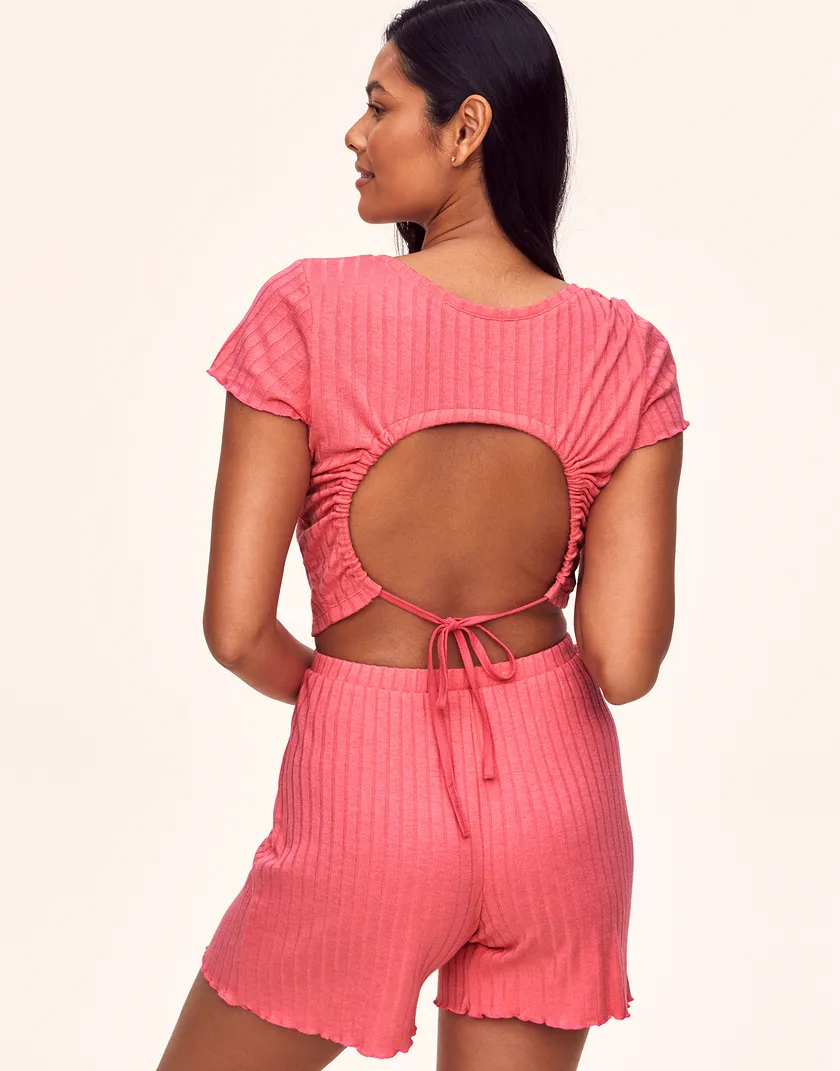 Lilliana Dark Pink lounge bundle Model 4