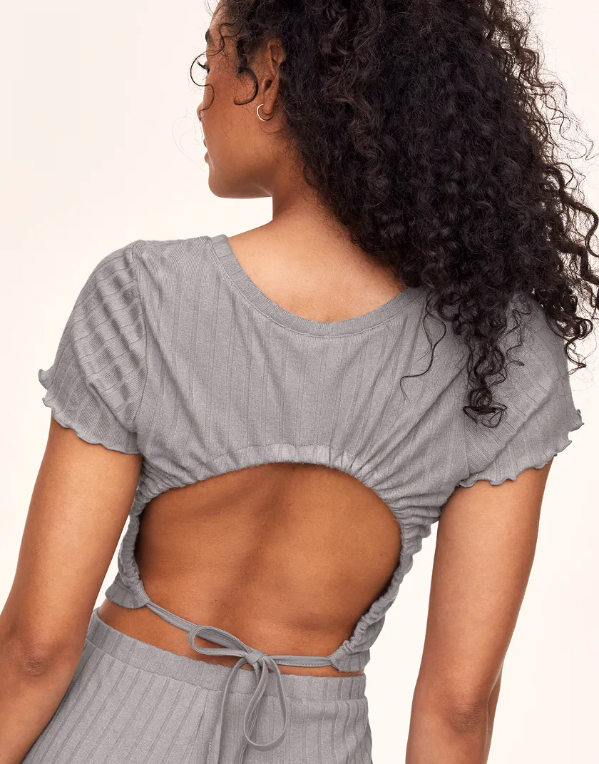 Lilliana Medium Gray lounge bundle Model 6