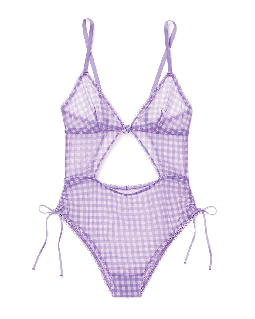 Tally Plaid Purple lingerie bundle Still 2