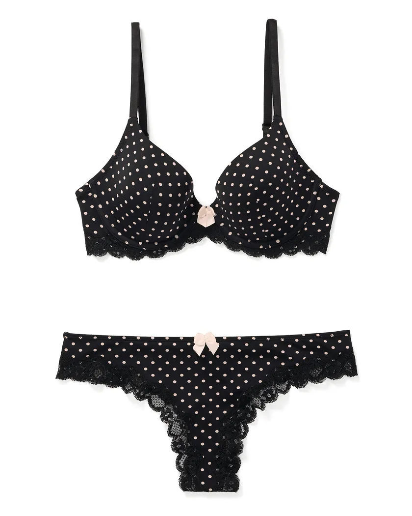 Kati Dot Black 2 Contour bra bundle Still 2