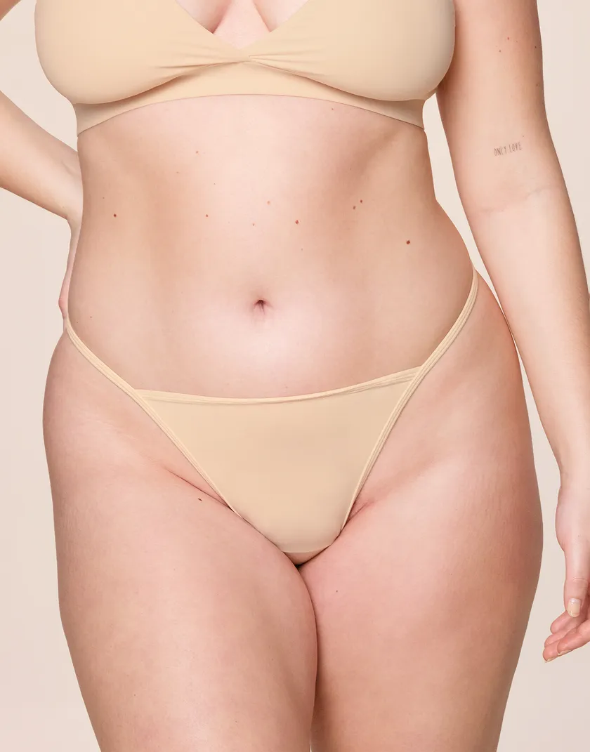 Irina Thong Light Orange Plus panty bundle Model 1