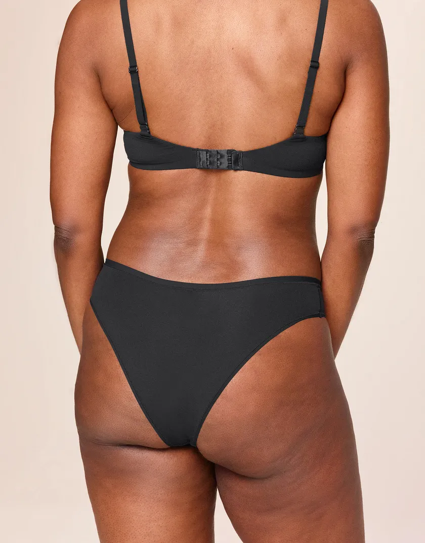 Mindy Midi Brief Black panty bundle Model 2