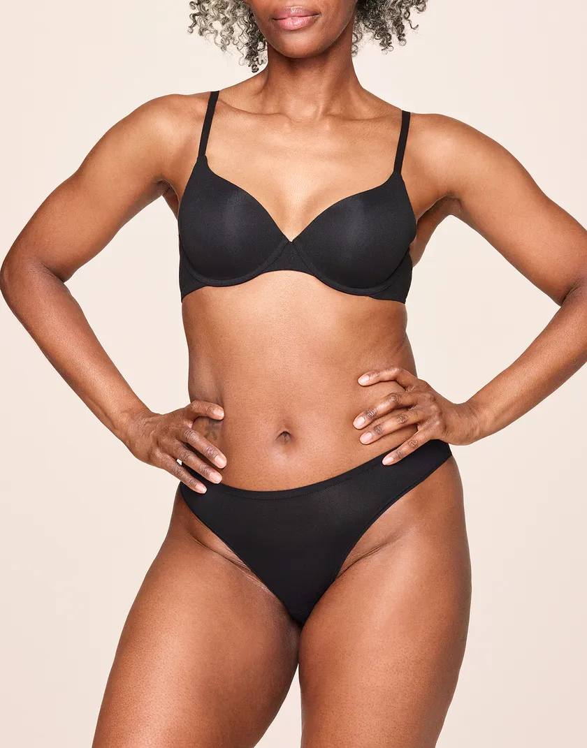 Mindy Midi Brief Black panty bundle Model 4