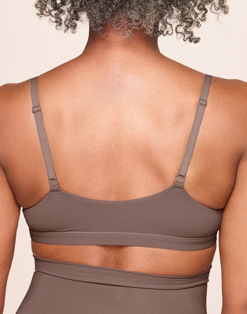 Jenn Dark Brown Unlined bra bundle Model 4