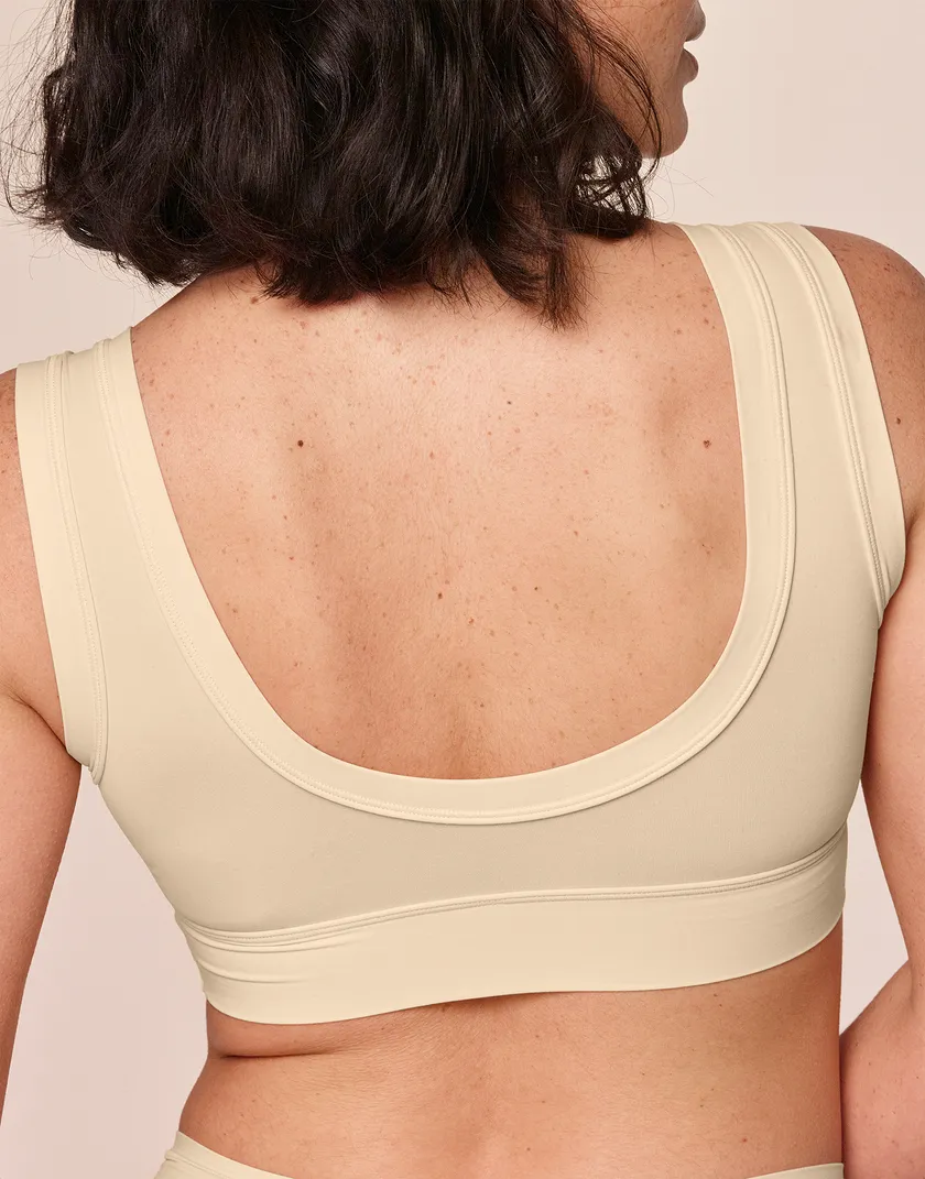Lara Light Orange Unlined bra bundle Model 2
