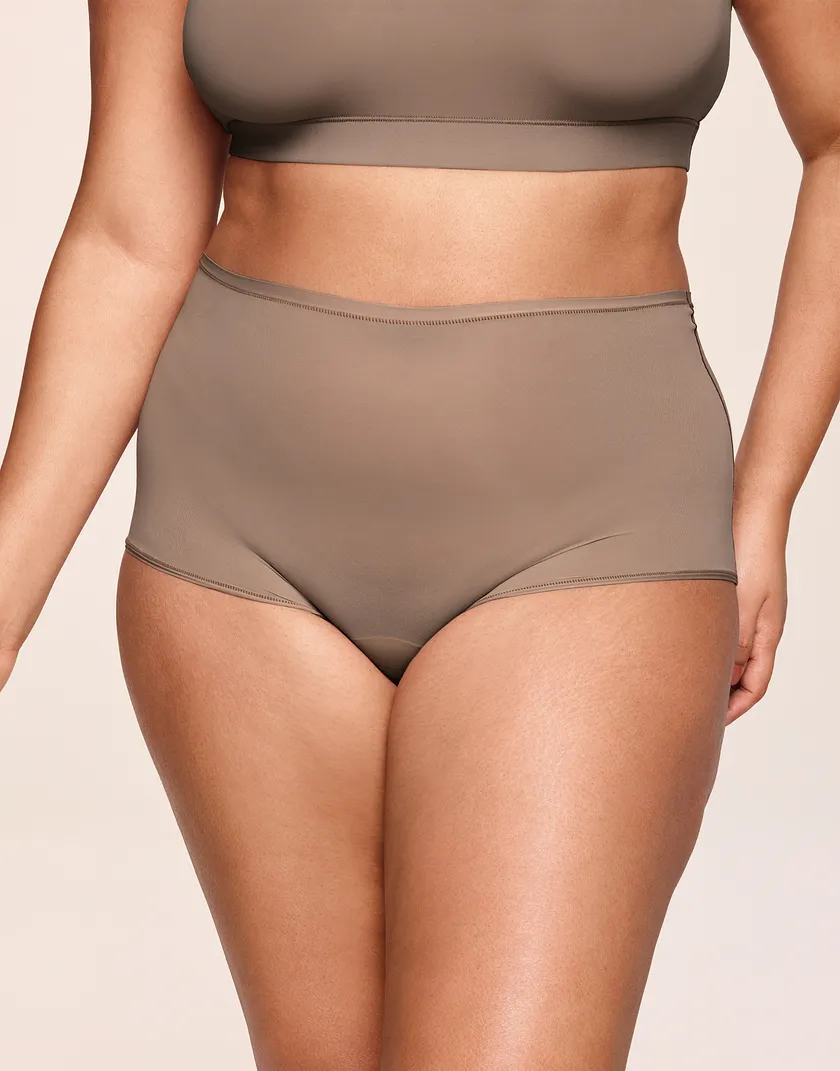Risa Shortie Medium Beige 2 Plus panty bundle Model 1