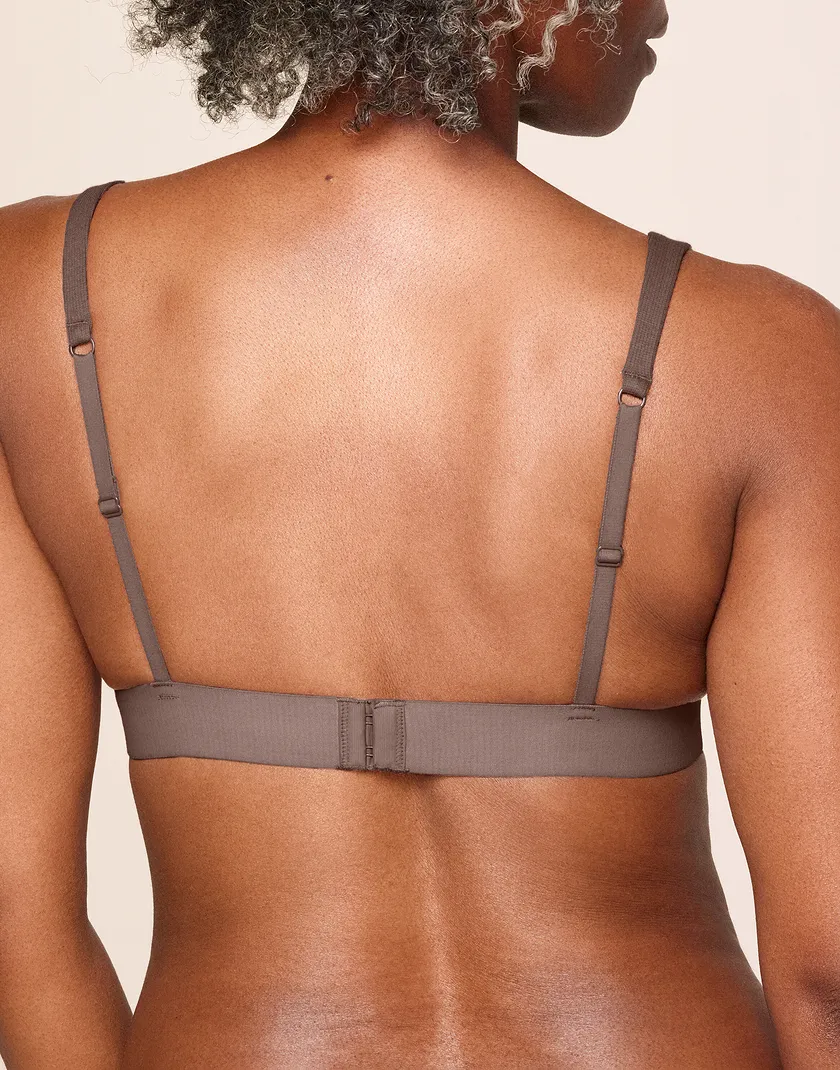 Tania Dark Brown Unlined bra bundle Model 2
