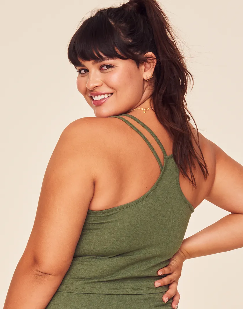 Jovie Green Plus Unlined lounge bundle Model 5