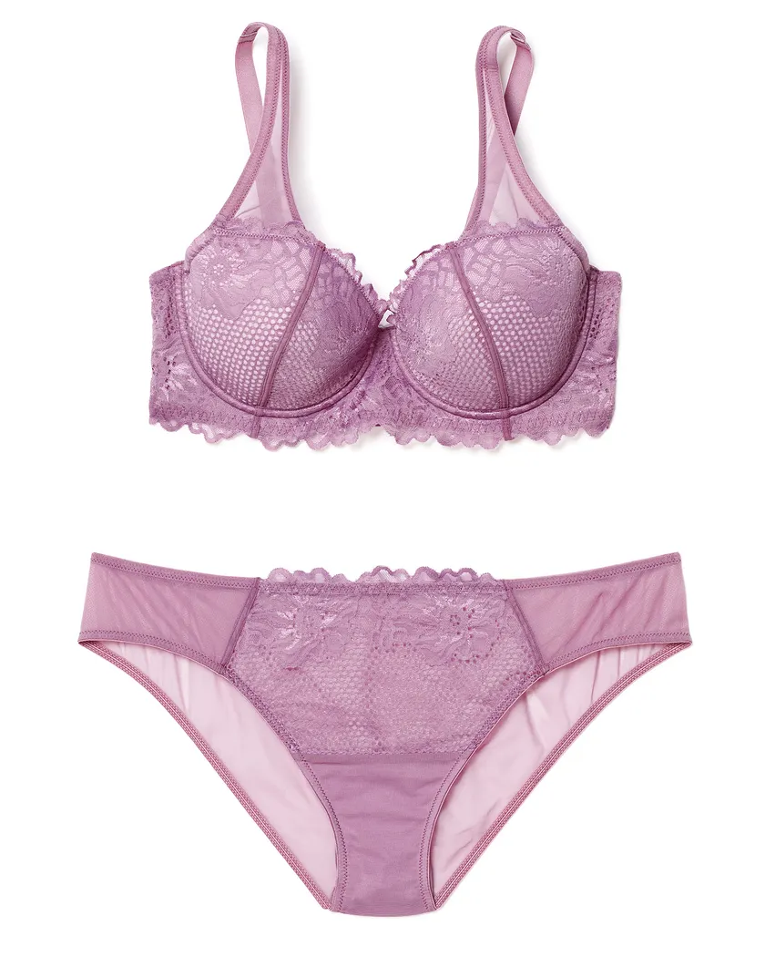 Marella Dark Purple 2 Lightly Lined bra bundle Still 3