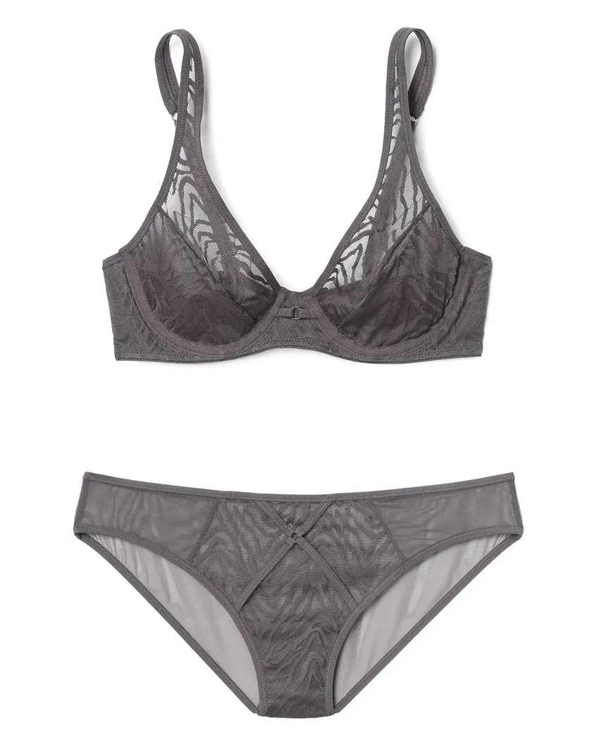 Becca Dark Gray 2 Unlined bra bundle Still 3