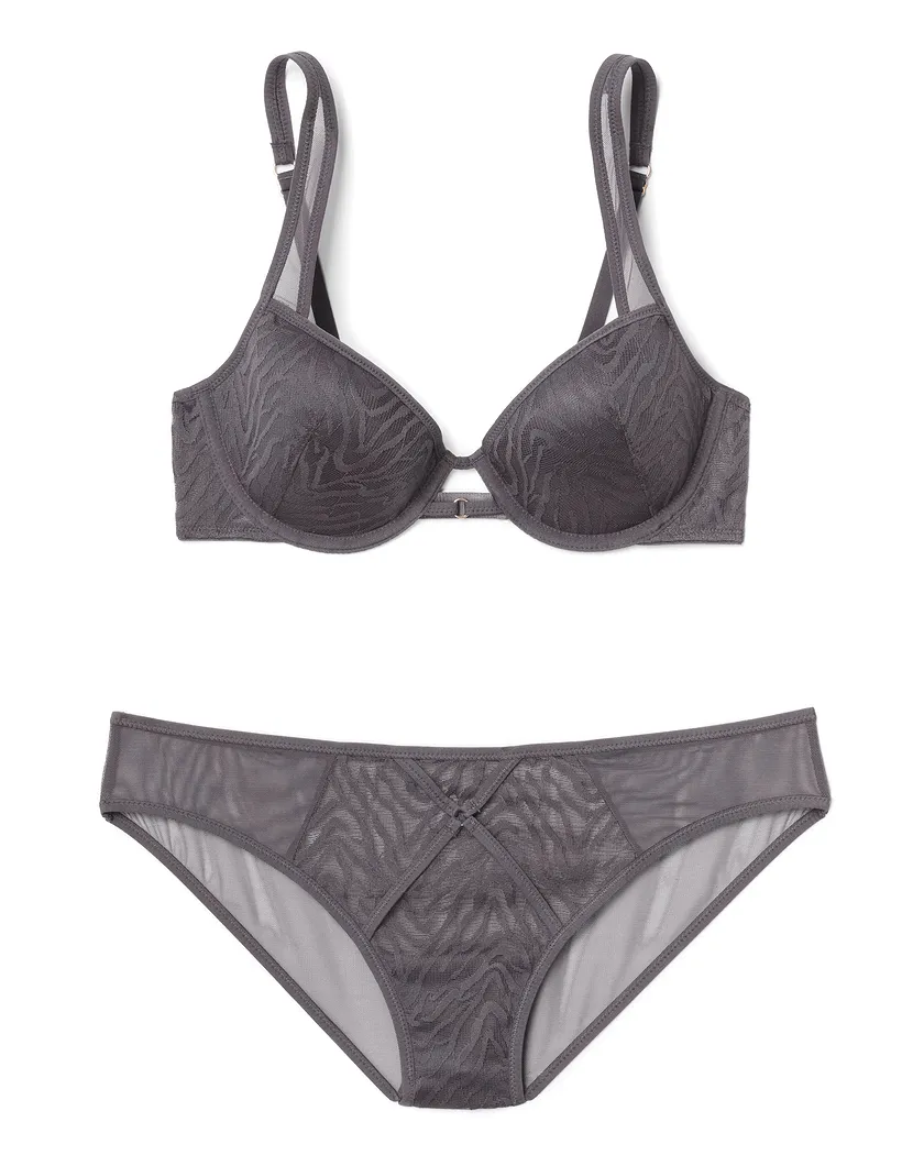 Lilian Dark Gray 2 Contour bra bundle Still 3