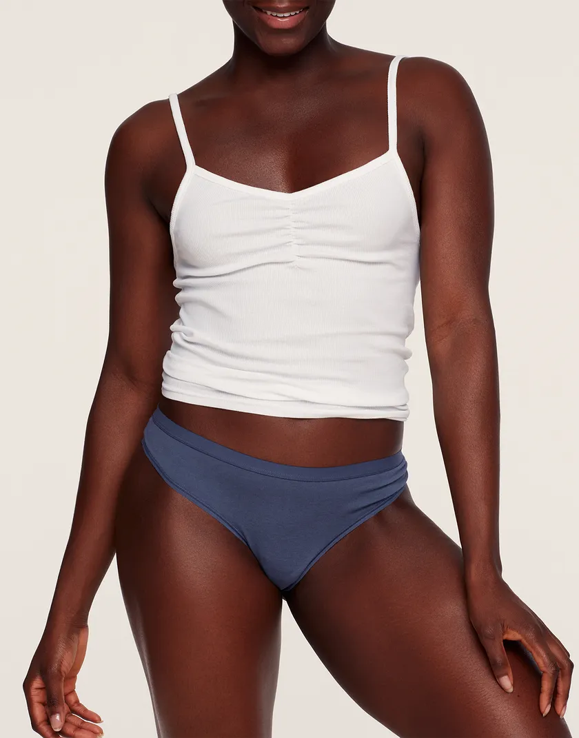 Cait Thong Dark Blue panty bundle Model 5