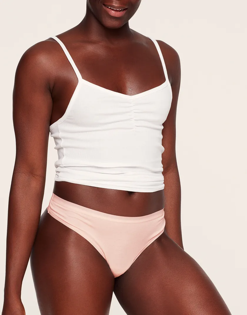 Cait Thong White 2 panty bundle Model 4