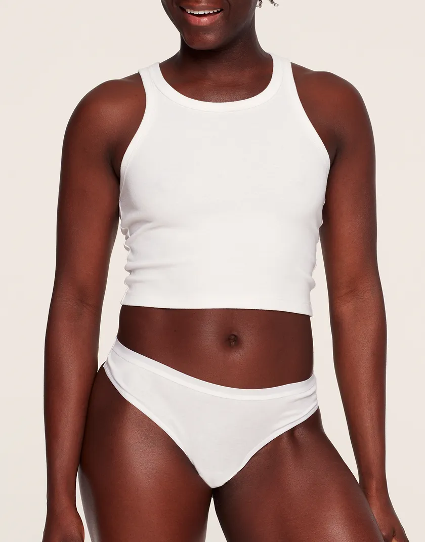 Cait Thong White panty bundle Model 5