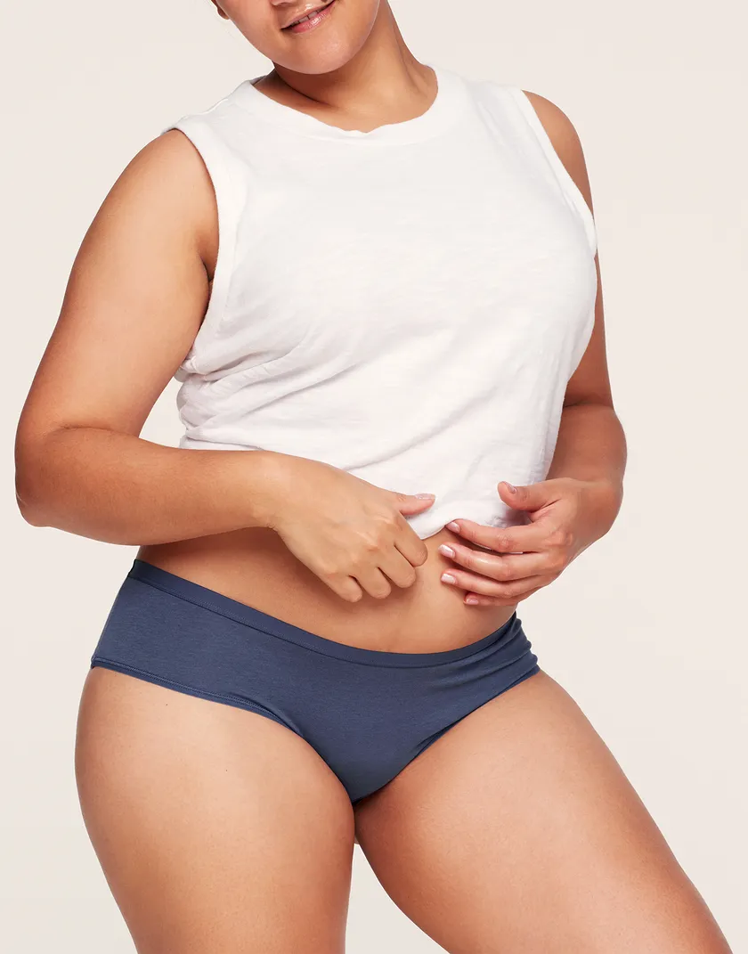 Devin Hipster Dark Blue Plus panty bundle Model 5