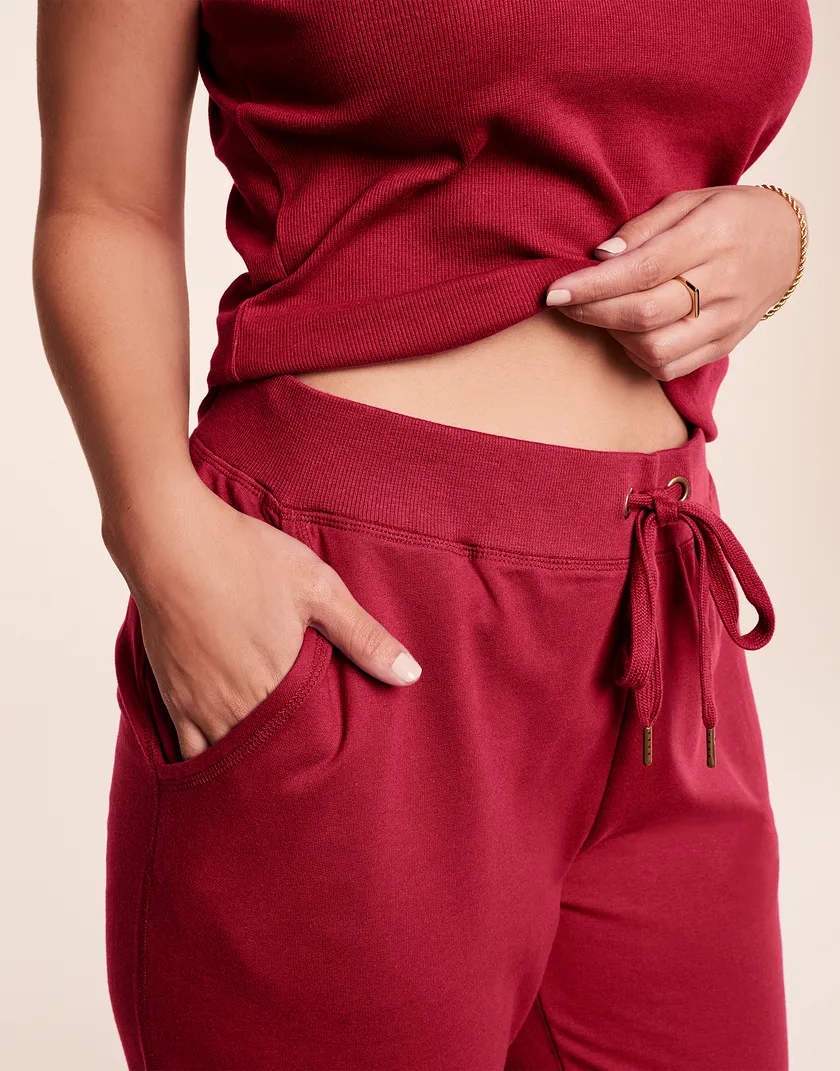 Dani Dark Red Plus lounge bundle Model 4