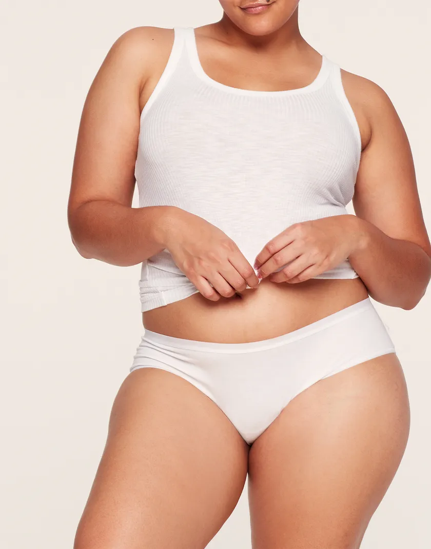 Devin Hipster White 2 Plus panty bundle Model 4