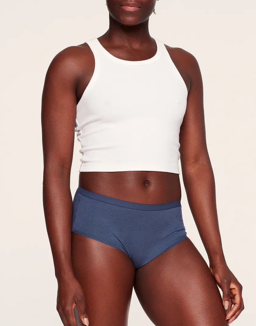 Gemma High Waisted Dark Blue panty bundle Model 4