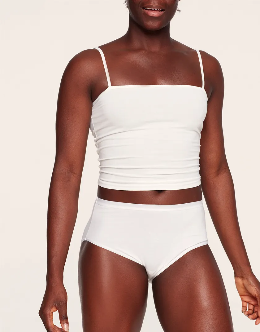 Gemma High Waisted White panty bundle Model 4