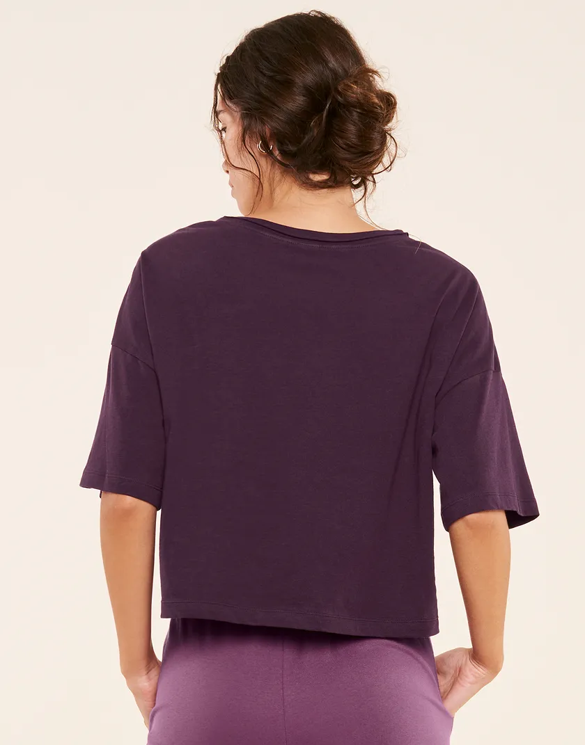 Peyton Dark Purple lounge bundle Model 4