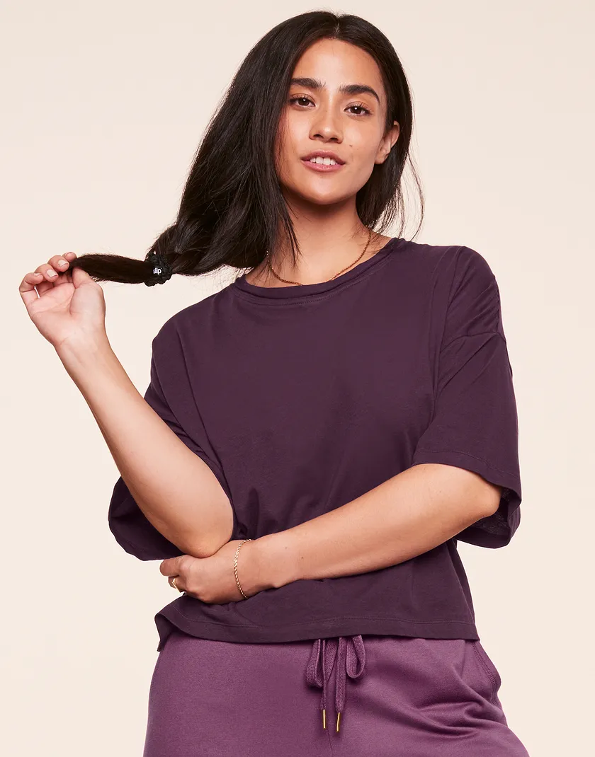 Peyton Dark Purple Plus lounge bundle Model 2