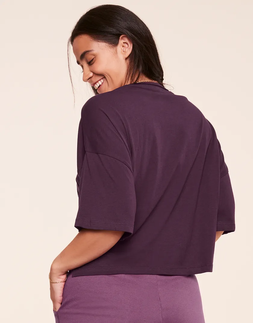 Peyton Dark Purple Plus lounge bundle Model 5