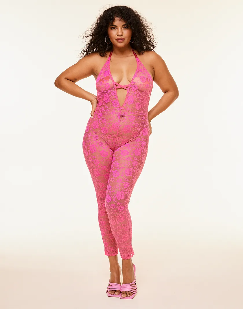 Catrice Dark Pink Plus Unlined lingerie bundle Model 2