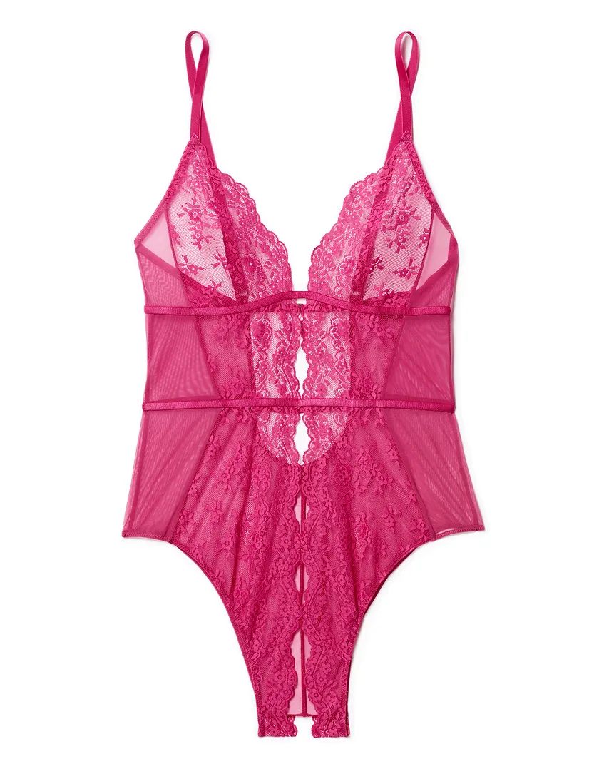 Rosie Dark Pink Unlined lingerie bundle Still 3