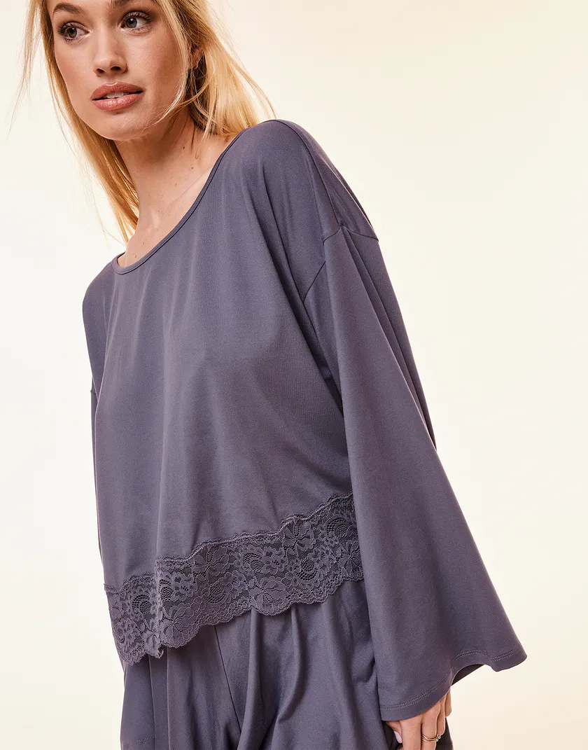 Ande Dark Purple sleepwear bundle Model 4