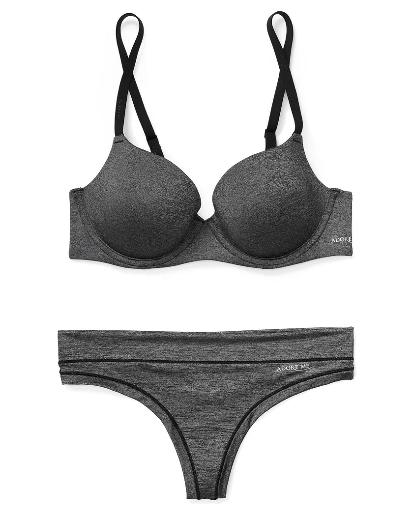 Jet Black Everyday Smooth Lightly Lined Full Coverage Bra Still 3