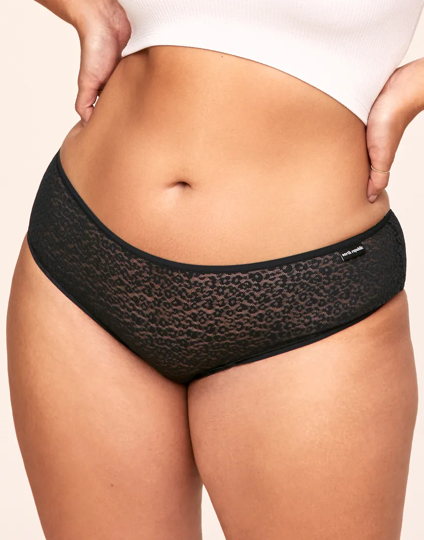 Billie Lace Cheeky Black Plus panty bundle Model 5