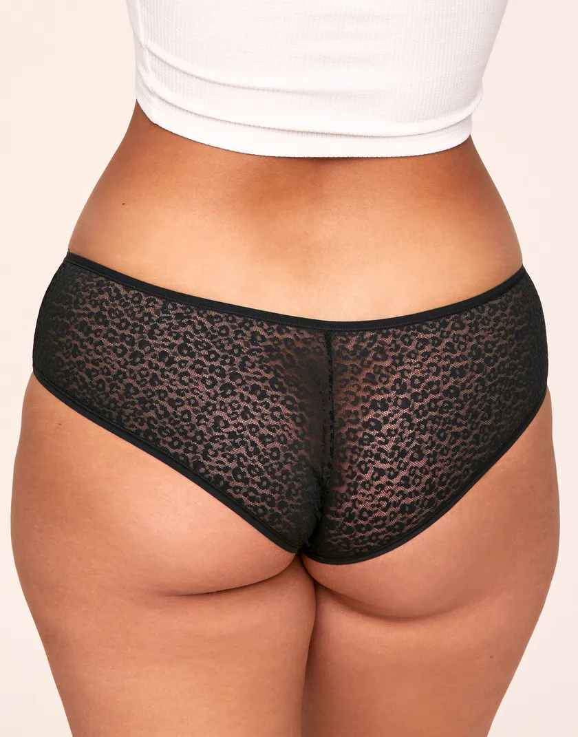 Billie Lace Cheeky Black Plus panty bundle Model 2
