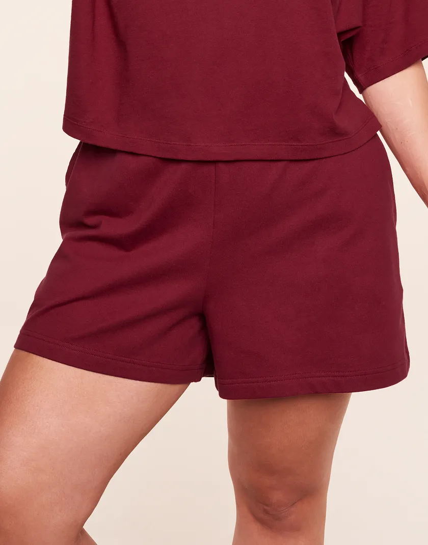 Emma Dark Red Plus lounge bundle Model 5